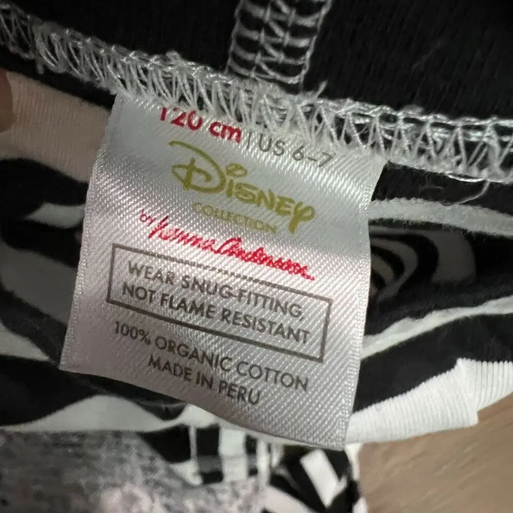 Hanna Andersson Disney Mickey Mouse 2 Piece Pajama Sleep Set Size 120 / 6-7